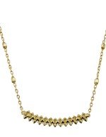 Колье из лимонного золота