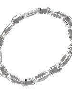 Браслет из белого золота c бриллиантами