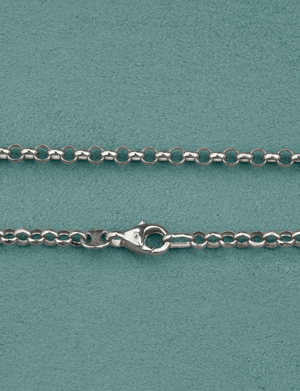 Цепь из белого золота