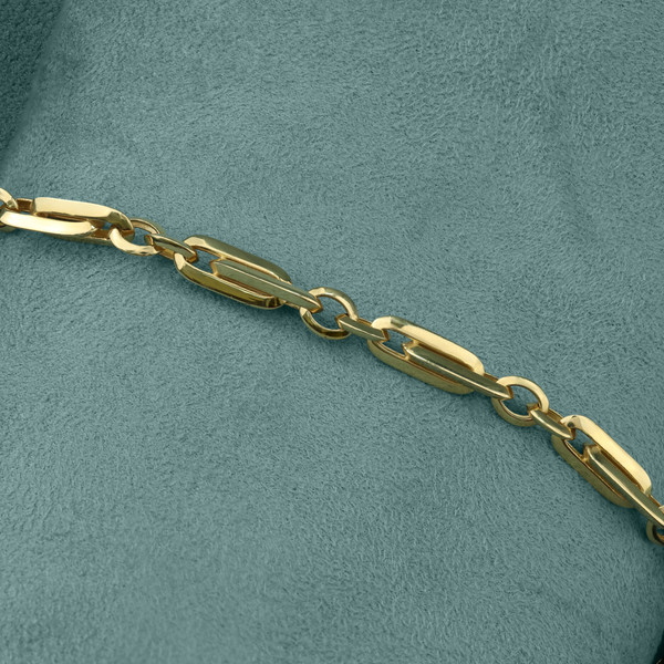 Браслет из лимонного золота 585 пробы