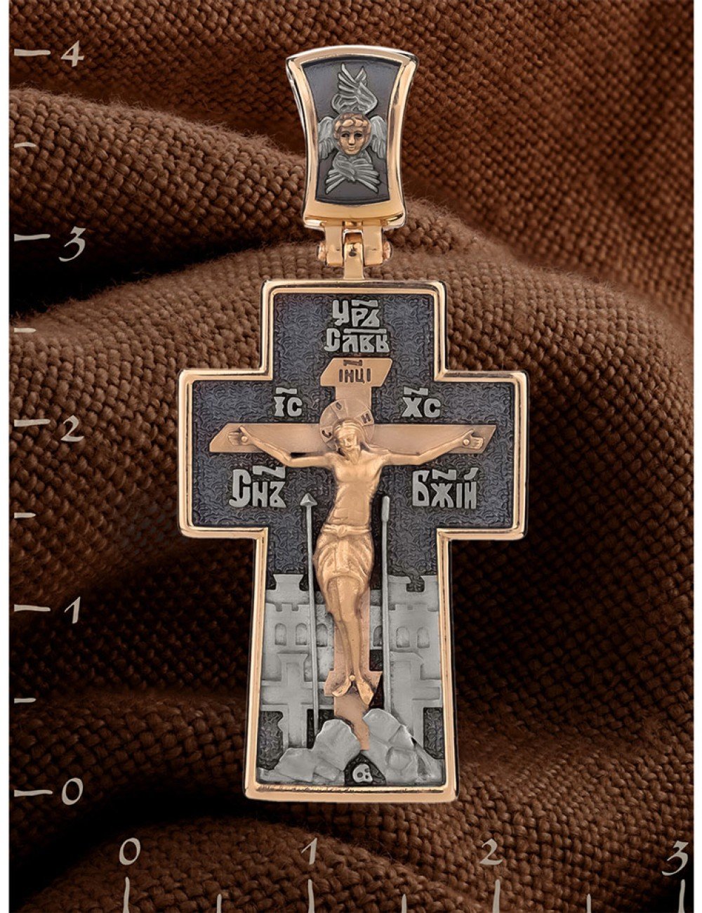 Крест из золота 585 пробы