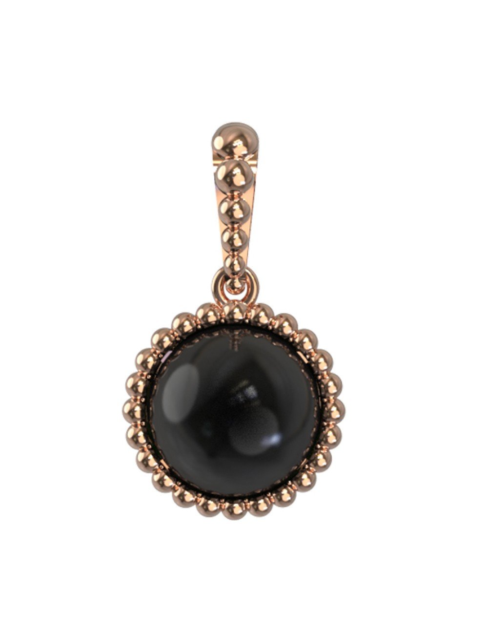 Подвеска из золота c ониксом