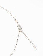 Колье из белого золота c бриллиантами