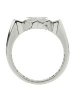 Кольцо из белого золота c бриллиантами