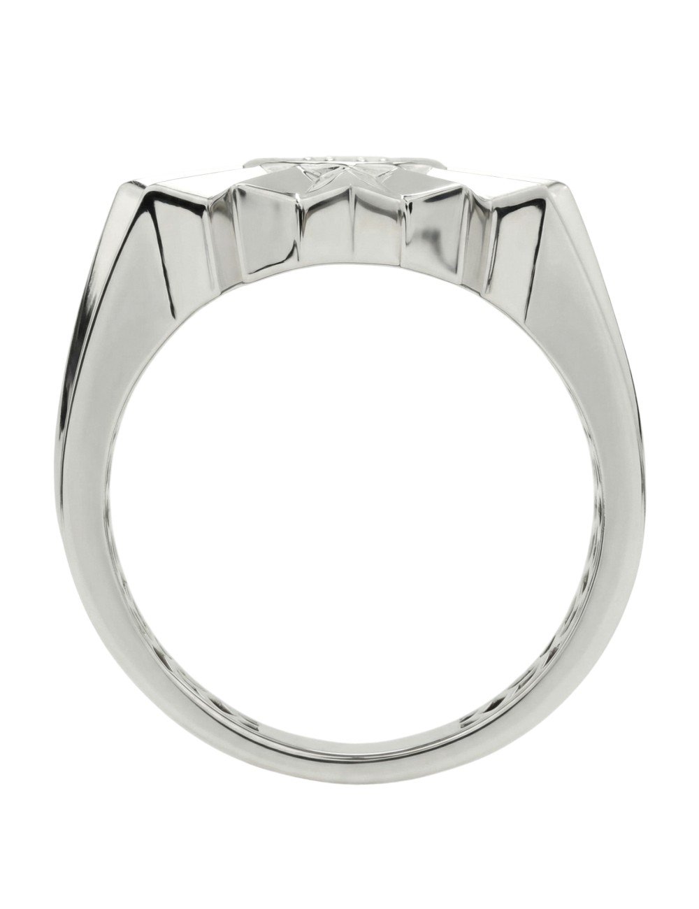 Кольцо из белого золота c бриллиантами