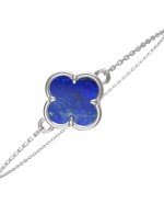 Браслет из белого золота c лазуритом