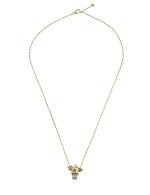 Колье из лимонного золота c бриллиантами