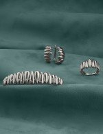 Серьги из белого золота