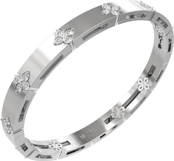 Браслет из белого золота c бриллиантами