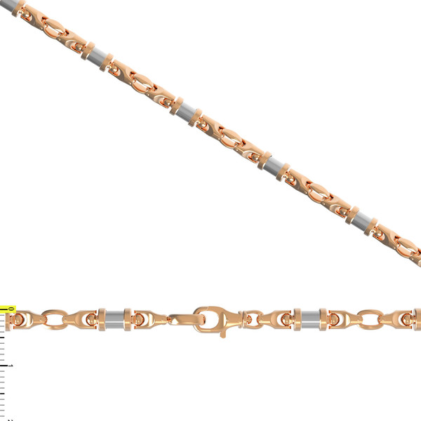 Цепь из красного золота 585 пробы