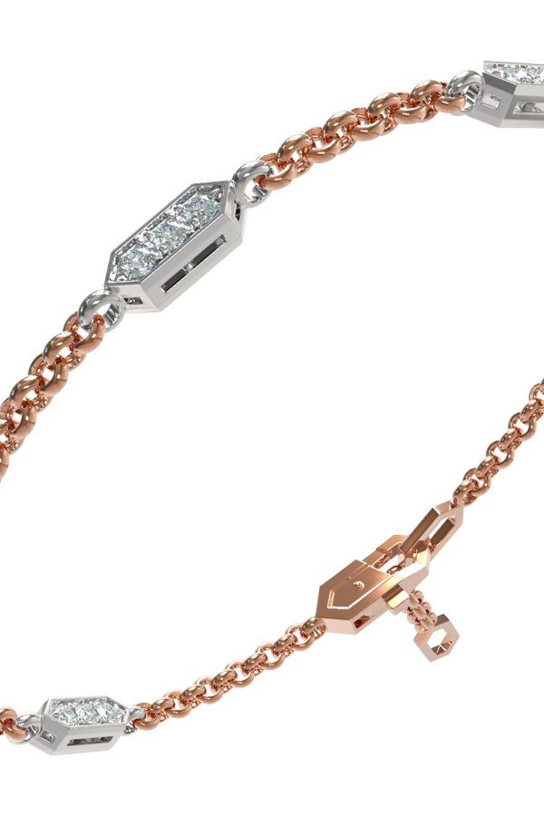 Браслет из золота c бриллиантами