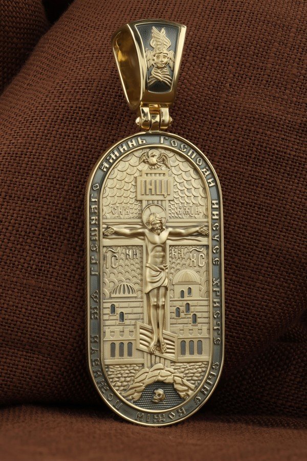 Образок из лимонного золота