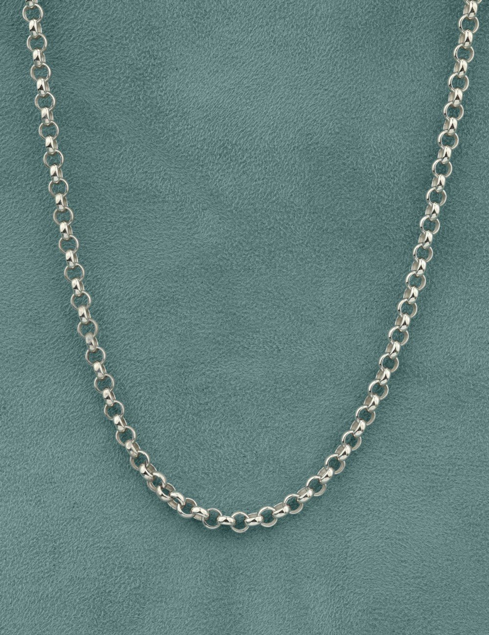 Цепь из белого золота