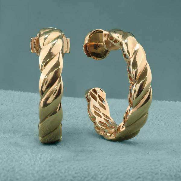 Серьги из красного золота 585 пробы