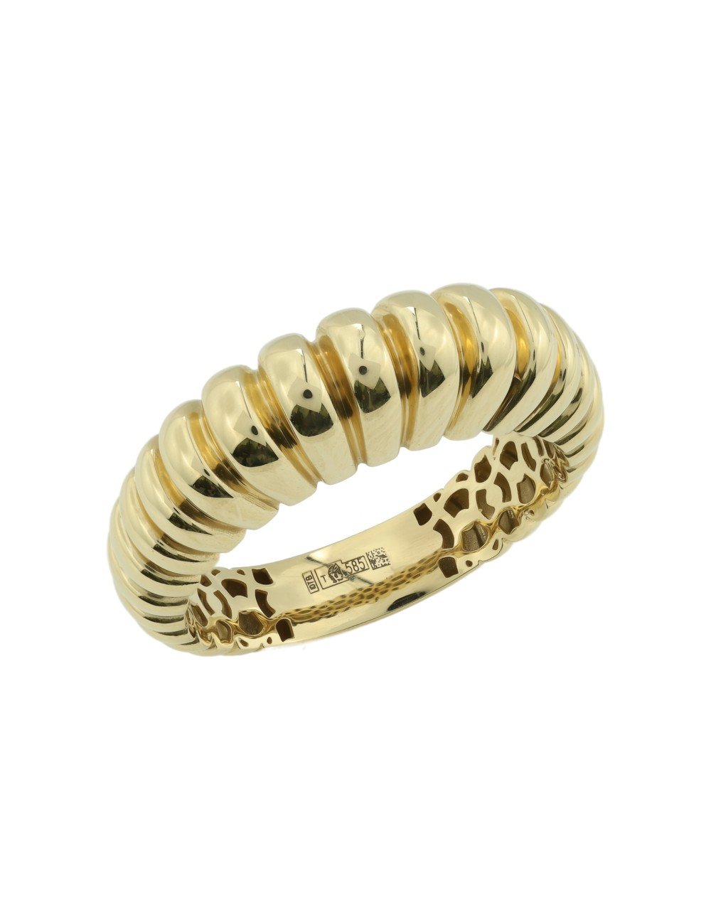 Кольцо из лимонного золота