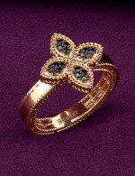 Кольцо из золота c бриллиантами