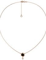 Колье из золота c бриллиантами и ониксом