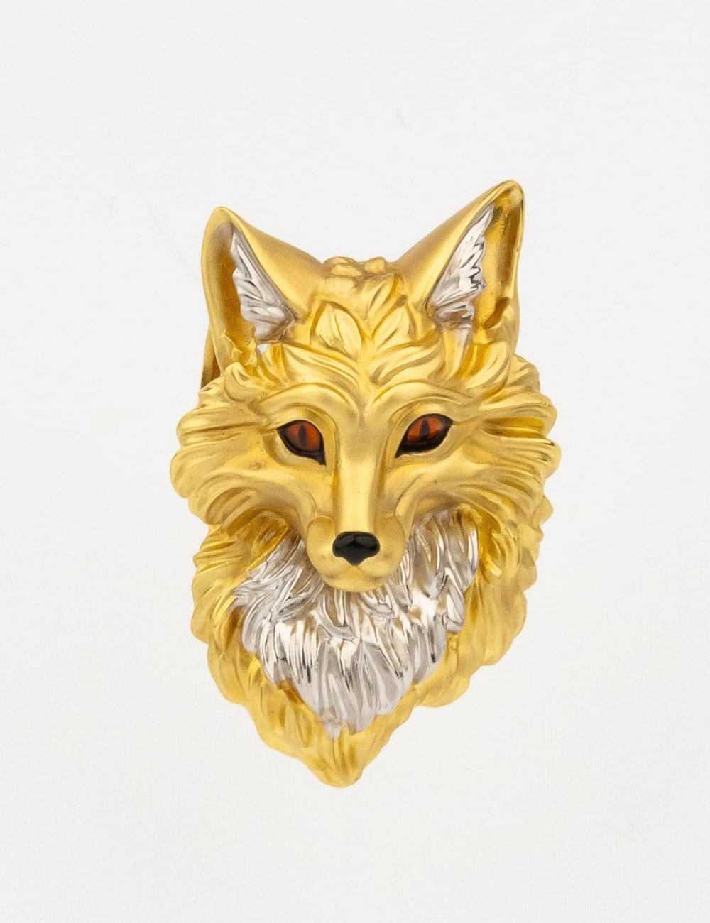 Подвеска из лимонного золота c эмалью