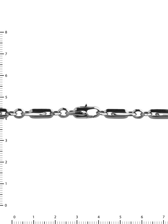 Цепь из белого золота 585 пробы