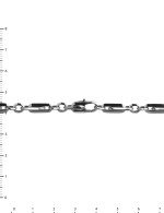 Цепь из белого золота