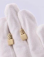 Серьги из лимонного золота 585 пробы