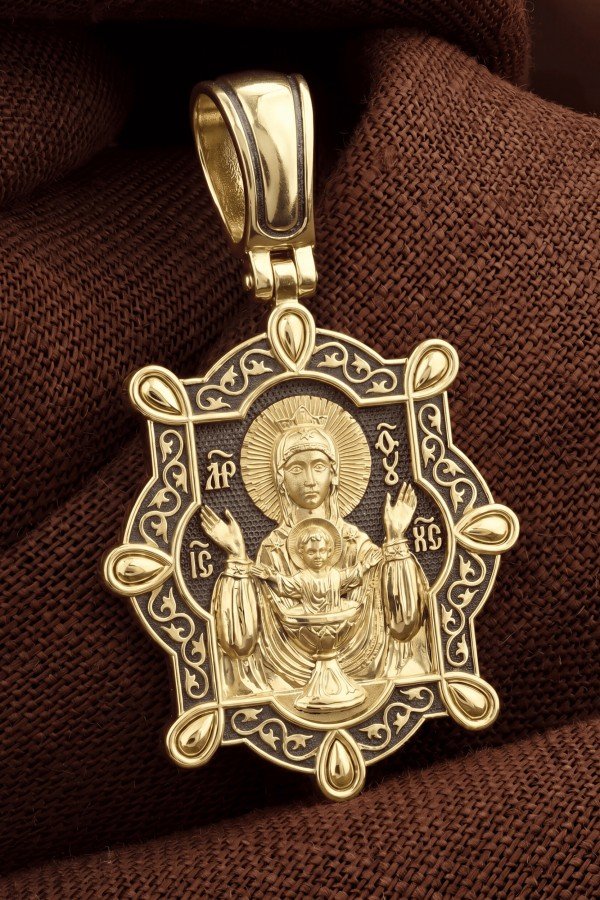 Образок из лимонного золота