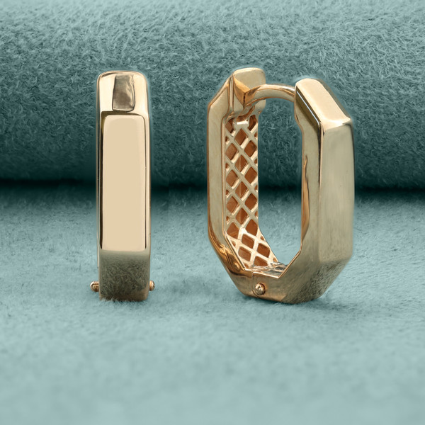 Серьги из красного золота 585 пробы