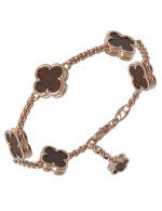 Браслет из золота c тигровым глазом