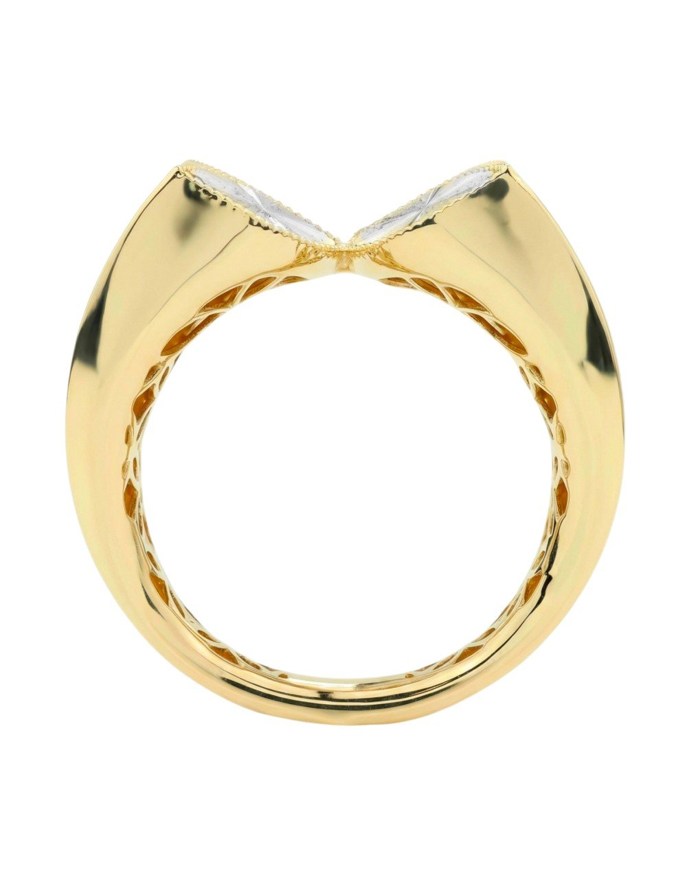 Кольцо из лимонного золота