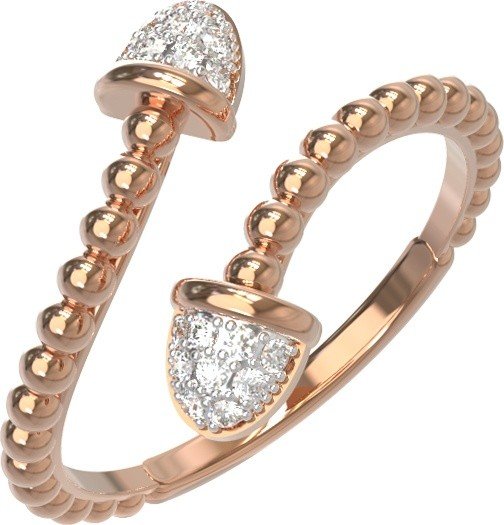 Кольцо из золота c бриллиантами