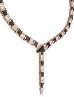 Колье из золота c бриллиантами и ониксом