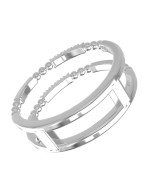 Кольцо из белого золота c бриллиантами