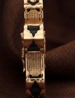 Крест из золота c эбеновым деревом