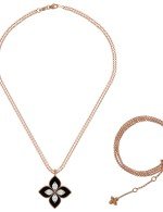 Колье из золота c бриллиантами и ониксом