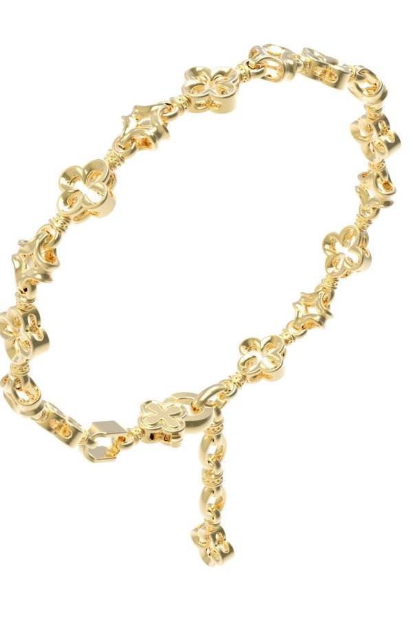 Браслет из лимонного золота