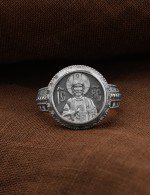 Кольцо из белого золота