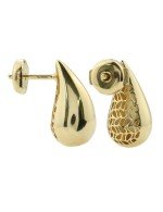 Серьги из лимонного золота