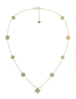 Колье из лимонного золота c бриллиантами