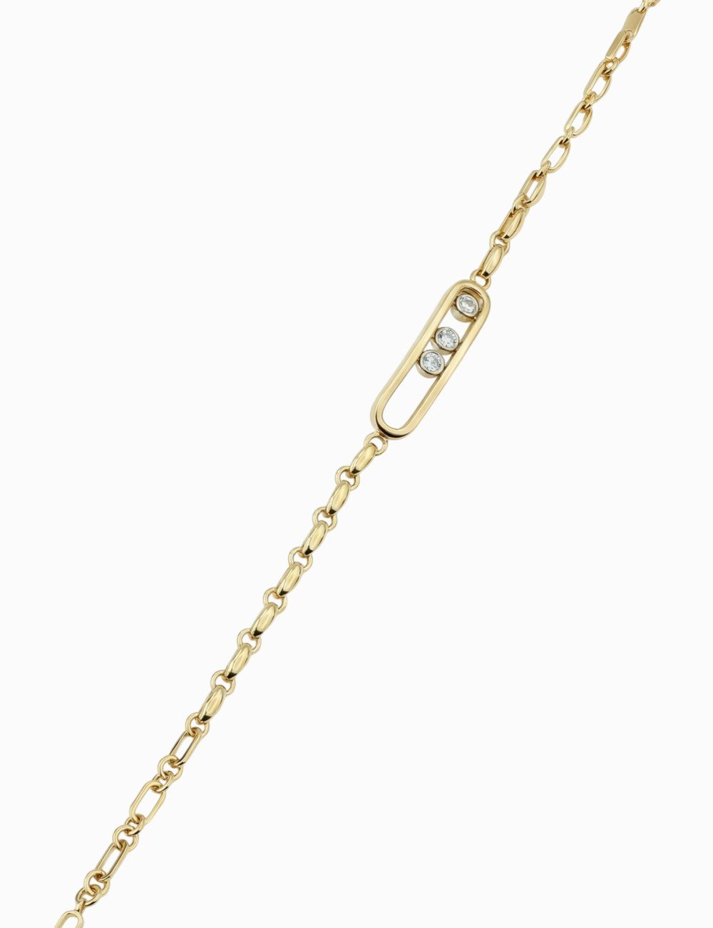 Браслет из лимонного золота c бриллиантами