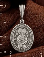 Образок из белого золота 585 пробы