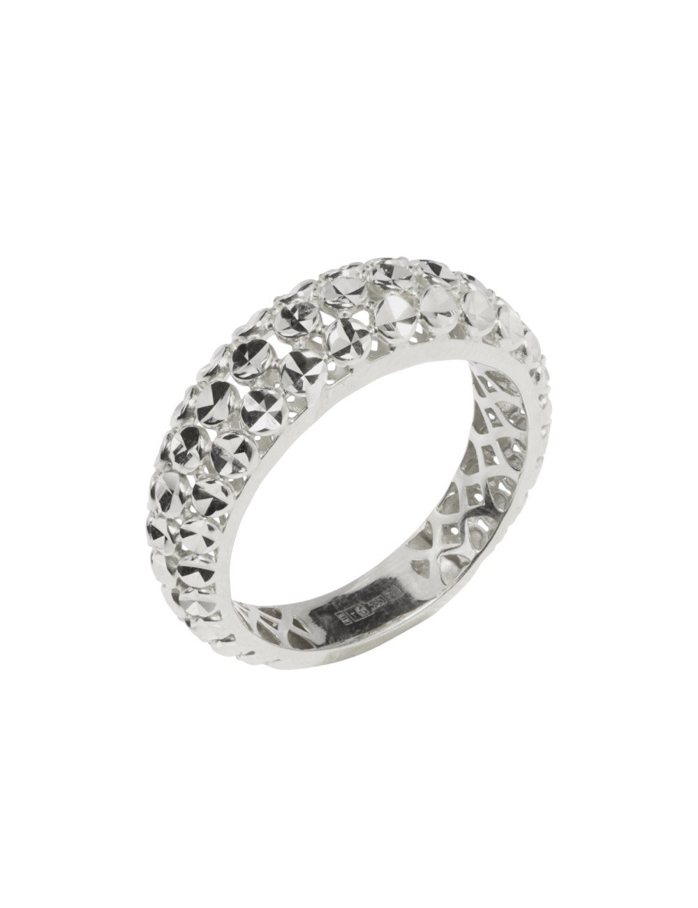 Кольцо из белого золота