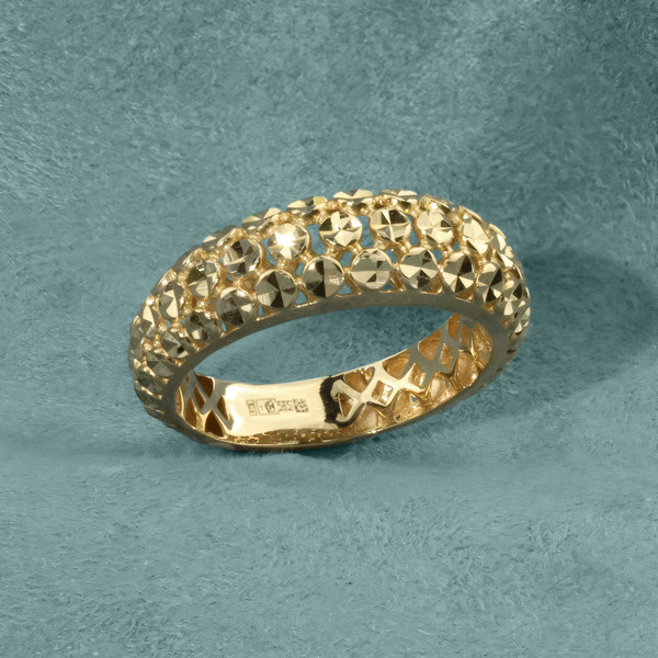 Кольцо из лимонного золота 585 пробы