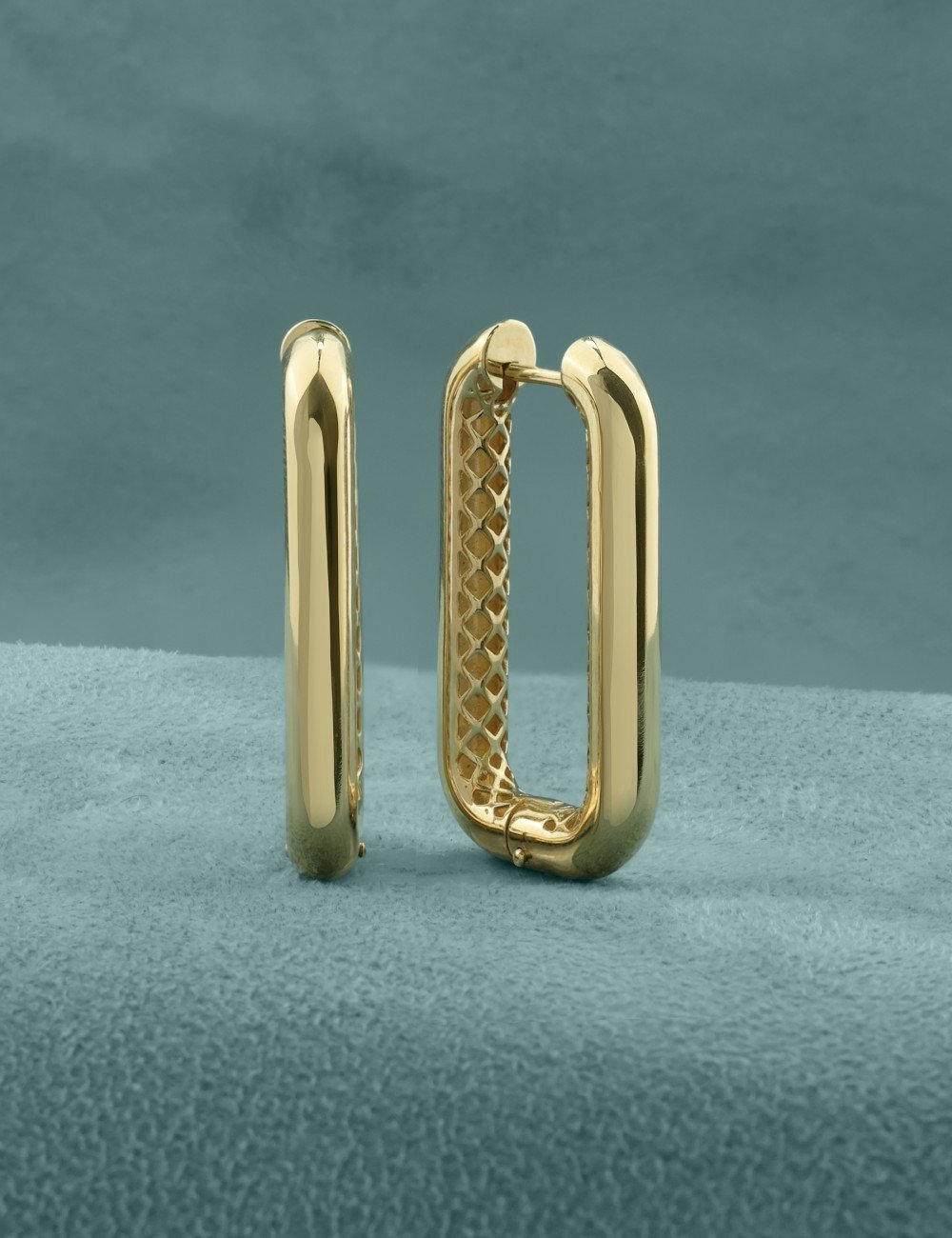 Серьги из лимонного золота