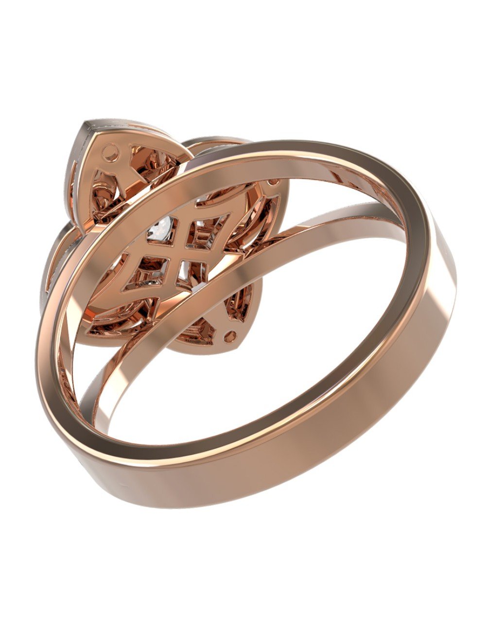 Кольцо из золота c бриллиантами