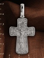 Крест из белого золота