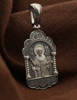 Образок из белого золота