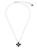 Колье из белого золота c бриллиантами и ониксом