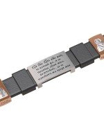 Браслет из белого золота c кожаным шнурком