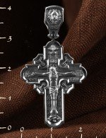 Крест из белого золота