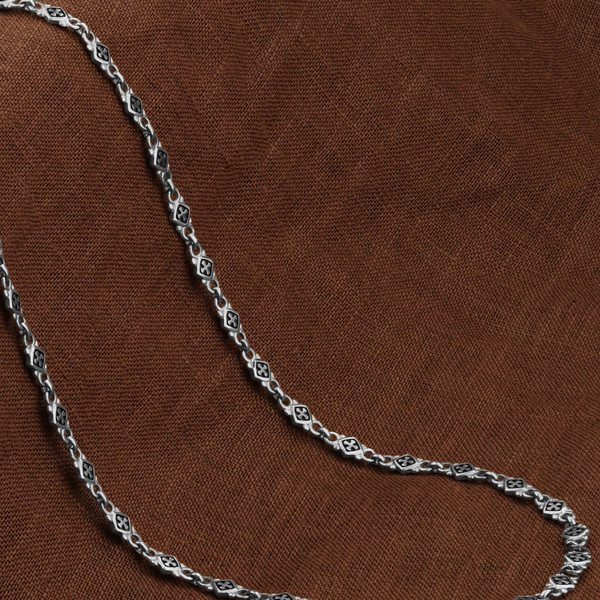 Цепь из белого золота 585 пробы